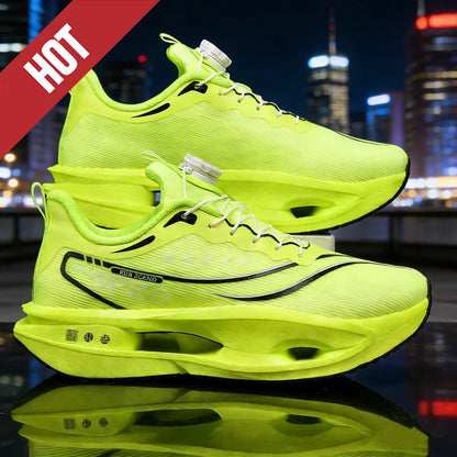 Running Shoes Carbon Board Speciality Marathon Men Sports Breathable Lightweight Women's Comfortable Athletic Nonskid Sneakers