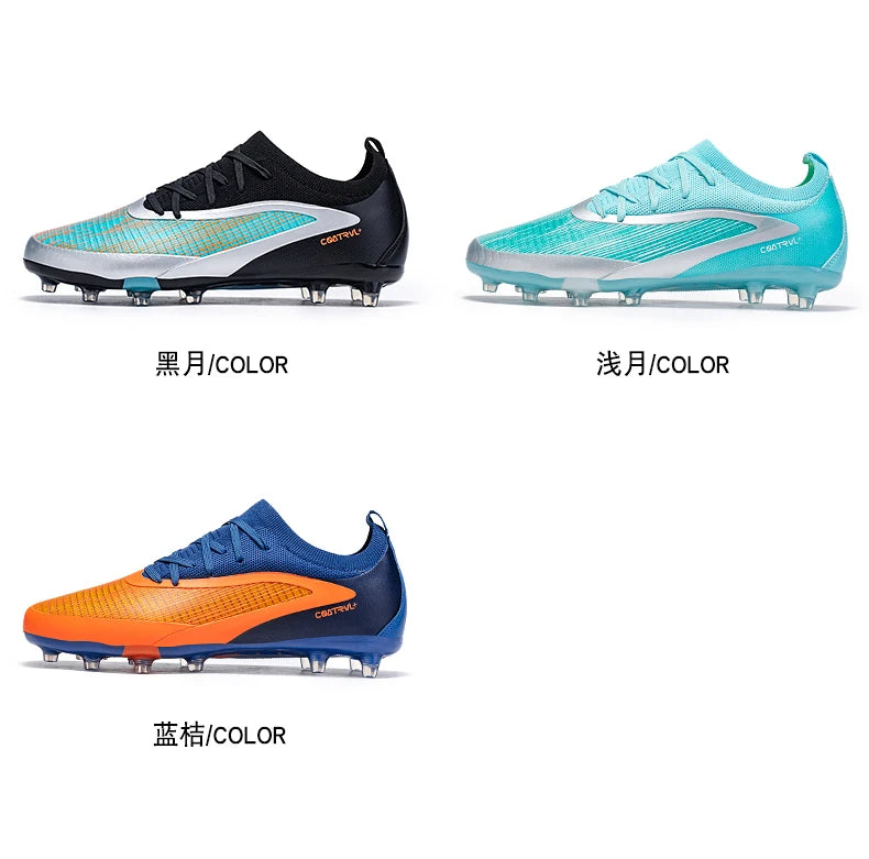 Botas de fútbol TF para hombre, zapatillas resistentes para cancha Society, transpirables para adulto, calzado masculino de fútbol para entrenamiento, alta calidad, con tacos