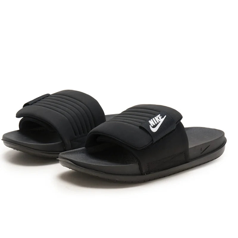 Nike Offcourt Adjust Men's Black Lightweight Outdoor Casual Slides DQ9624-001