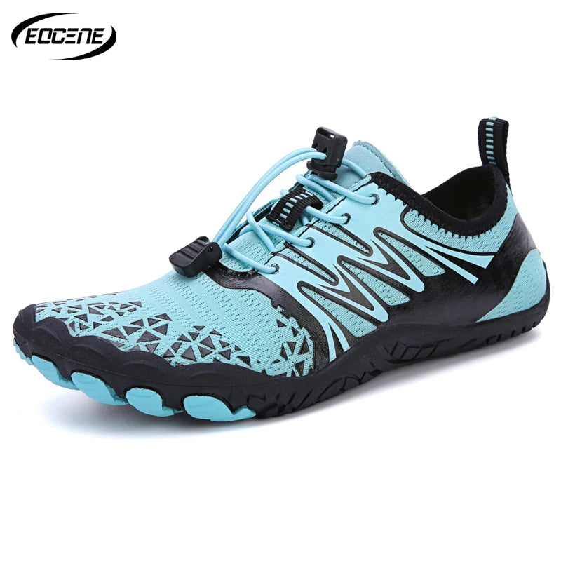 EOCENE men and women barefoot outdoor sports aqua shoes, quick-dry beach swimming fitness wading hiking cycling water sneakers