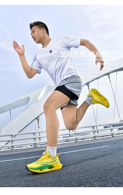 Running Shoes Carbon Board Speciality Marathon Men Sports Breathable Lightweight Women's Comfortable Athletic Nonskid Sneakers