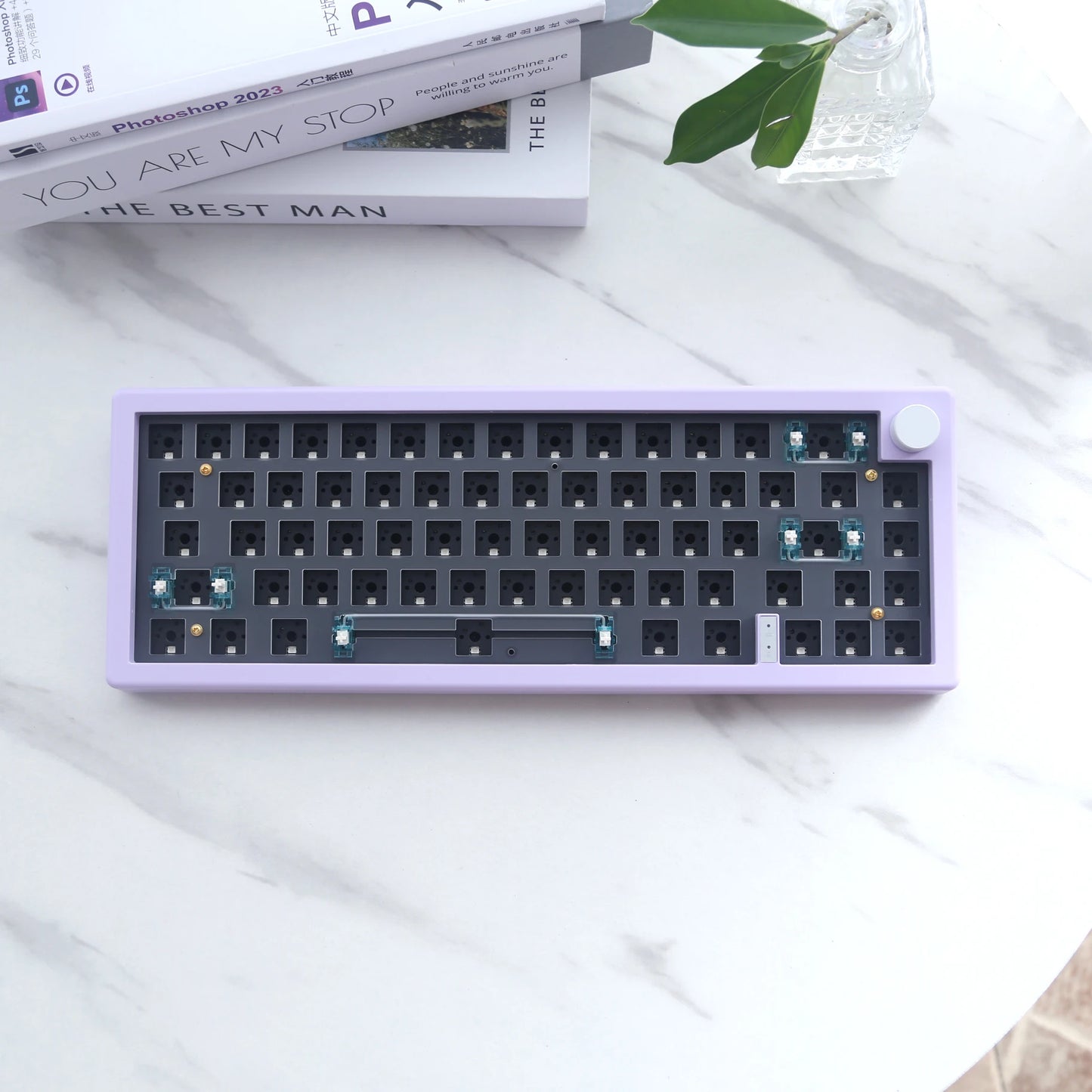 Kit de teclado mecánico personalizado GMK67 65% Gasket Bluetooth 2.4G inalámbrico, intercambiable en caliente, con retroiluminación RGB