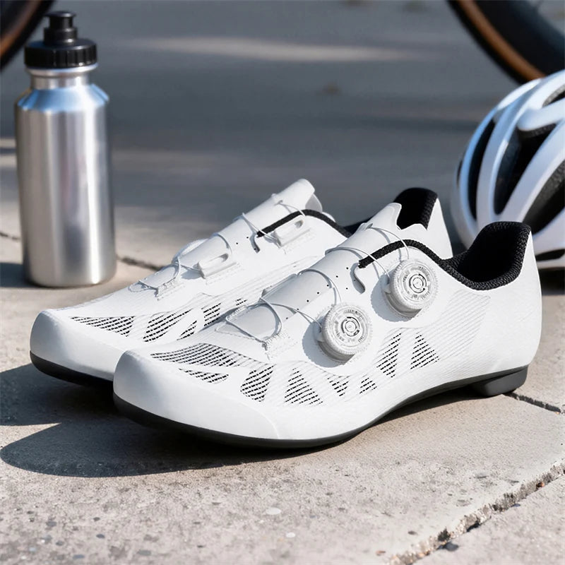 Zapatillas de ciclismo ultraligeras de carretera y montaña para hombre, MTB profesionales, zapatillas de ciclismo SPD con cierre automático, zapatillas de ciclismo de carretera para mujer