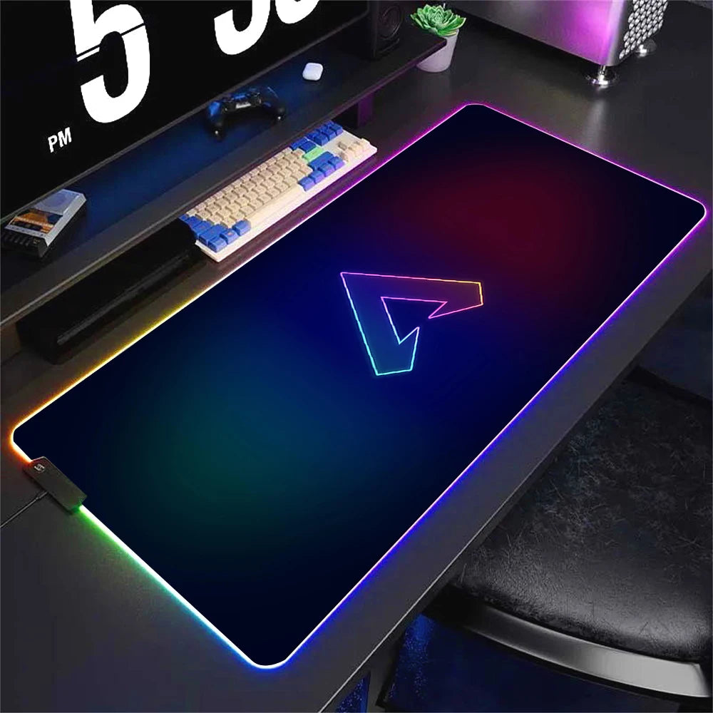 RGB Apex Legends Keyboard Mousepad Computer Gaming Cool Mouse Pad Speed Large Accessories Mouse Mats Office Desk Protector Mat