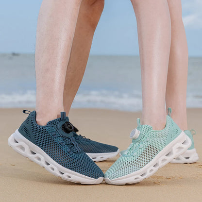 2026 Men Women Quick-Dry Wading Shoes Water Breathable AquaIn Upstream Antiskid Outdoor Sports Wearproof Beach Sneakers 39-46
