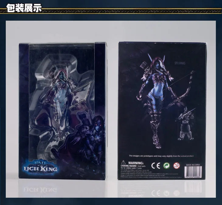 Sylvanas Windrunner World Of Warcraft actionfigurer Dronningen af de udøde håndlavet modelkollektion pynt børnegaver legetøj