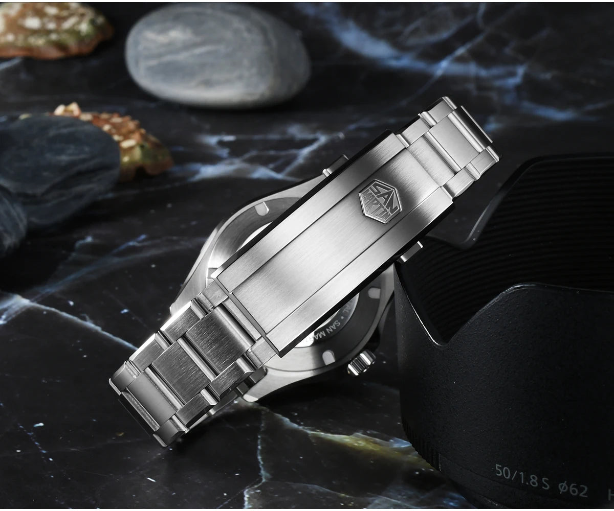 San Martin 2025 New Enamel Dial Full Luminous 39mm Dive Watch Luxury Men Watch NH35 Automatic Mechanical Waterproof 200m SN0129