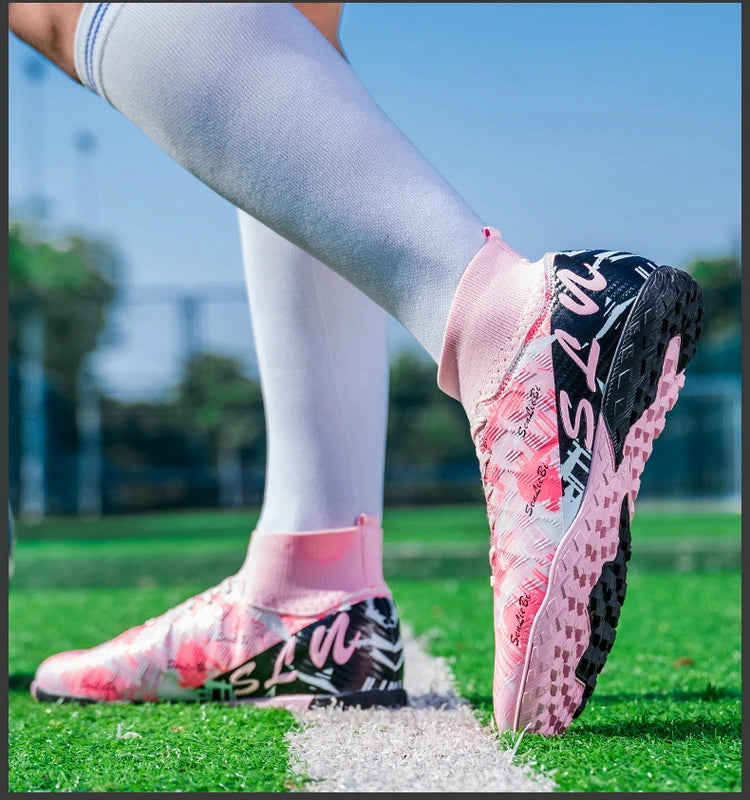 Tamanho 34-46 - Chuteiras de futebol para homem FG/TF, futsal, profissionais, unissexo, infantis, de treino, para exterior, para rapazes, ténis de futebol