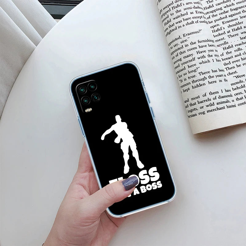 F-Fortnites-Poster transparente Handyhülle für Samsung Galaxy A04 A04S A14 A23 A34 A54 M23 M33 M52 M53