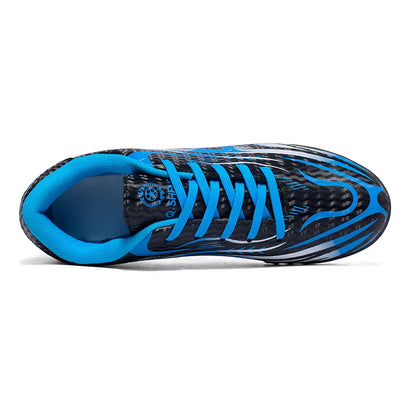 Scarpe da calcio da uomo, comode e traspiranti, per ragazzi, leggere e antiscivolo, scarpe da allenamento per erba, turf e sport all’aperto