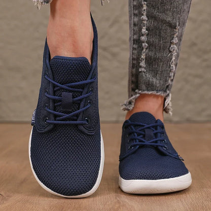Women's Walking Flat Shoes Soft Mesh Suitable for Travel Wide Palms Lightweight Support Fitness and Leisure Sports Shoes for Men