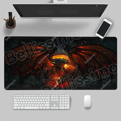 World Of Warcraft 90x40 stor gaming-musemåtte til spilbord, Csgo, naturgummimåtte, Grande Gamer, XXL computermusemåtte