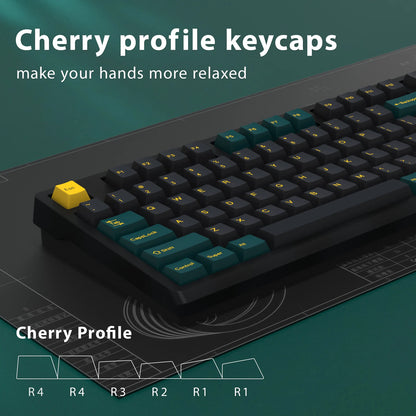 KBDiy GMK MarrsGreen Keycap tasti profilo Cherry Double Shot PBT ISO per kit tastiera meccanica gamer DIY Gaming Point KeyCap