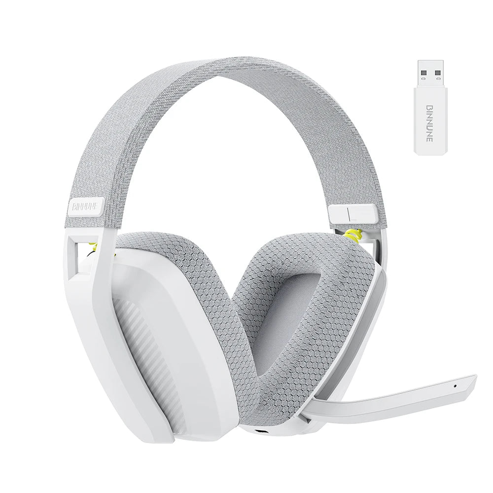 BINNUNE BW06 casque de jeu sans fil 2.4GHz avec micro pour PS5 PS4 PC Mac Playstation casque de jeu Bluetooth avec Microphone