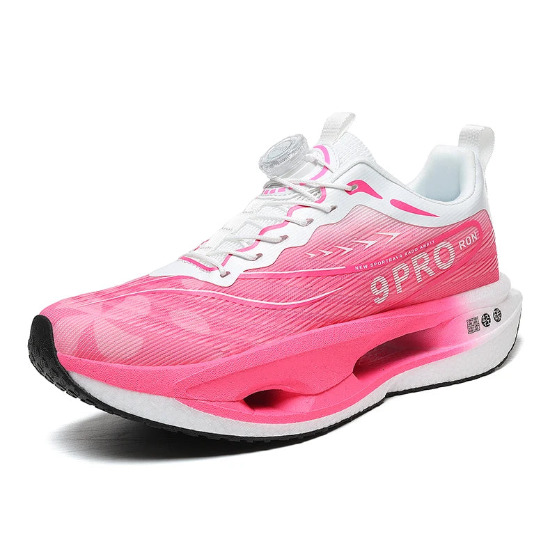 Zapatillas de running para hombre y mujer, transpirables, deportivas de competición, con amortiguación de carbono, ligeras, para jogging y entrenamiento masculino