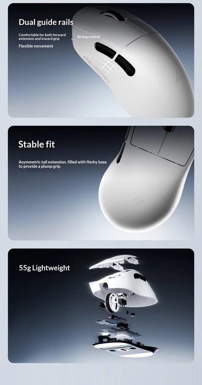 ATK Dragonfly Y9 Wireless Gaming Mouse PAW3950, 8KHz Ultra-Light Gaming Mouse with Nordic 54L15, High-Performance Wireless Mouse for FPS, Office & PC
