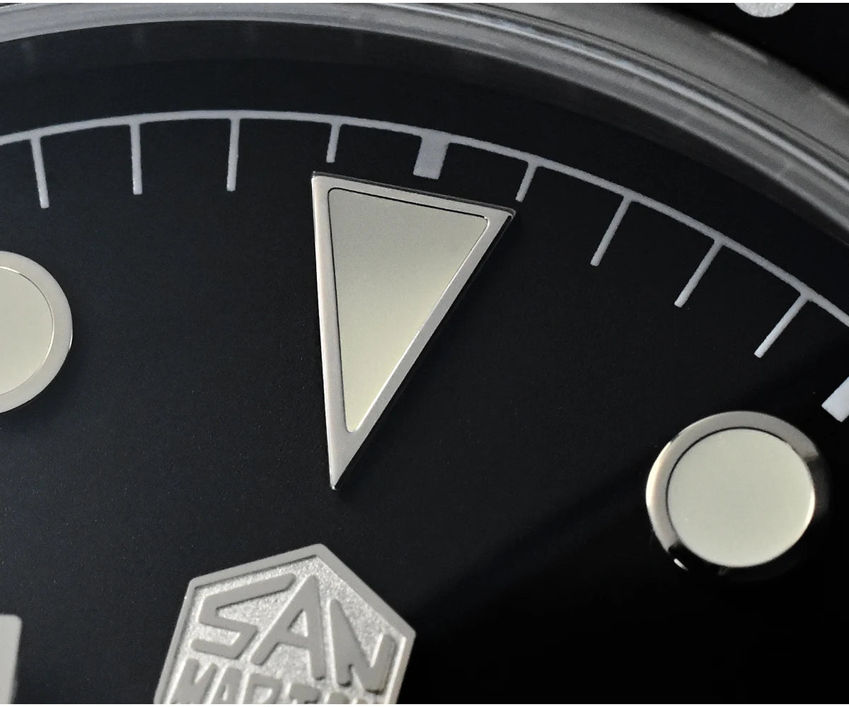 San Martin 39mm NH34 GMT Men Luxury Watch Bidirectional Aluminum Bezel Automatic Mechanical Sapphire 100M Waterproof  SN0109