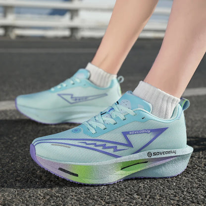 Men Running Shoes Breathable Non-slip Outdoor Sports Tennis for Women's Casual Sneakers Marathon Jogging Walking Flat Shoes