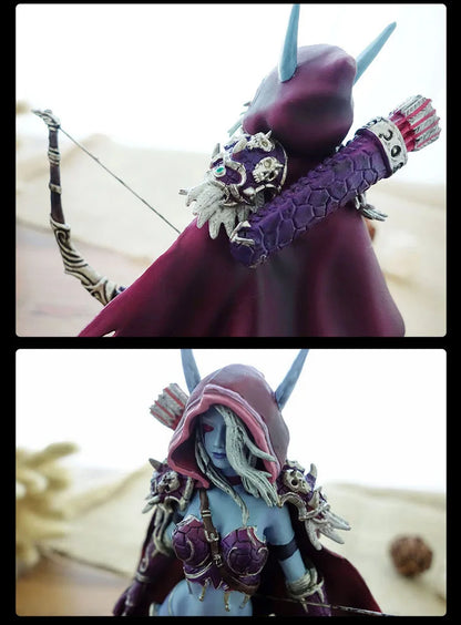Sylvanas Windrunner World Of Warcraft actionfigurer Dronningen af de udøde håndlavet modelkollektion pynt børnegaver legetøj
