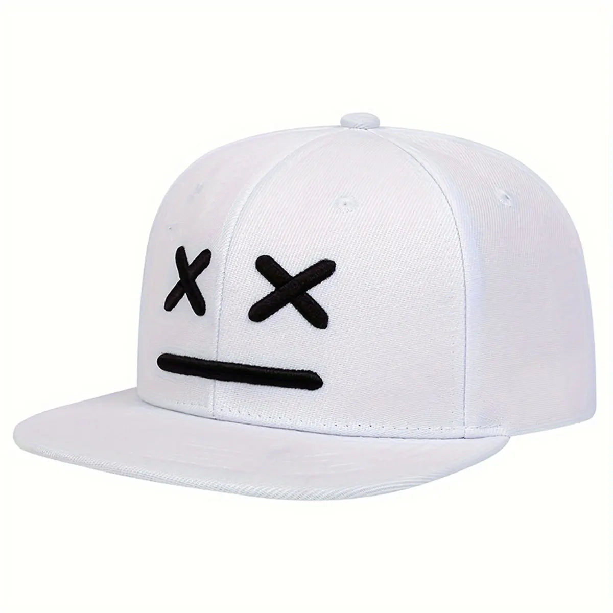 Unisex XX Smiling Face Embroidery Hip-hop Hats Spring Autumn Adjustable Casual Snapback Baseball Caps Sunscreen Hat Sports Cap