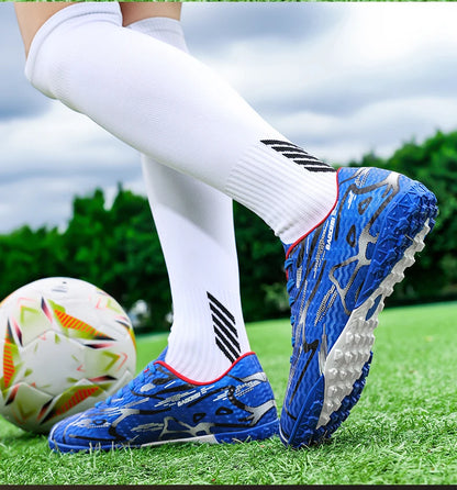 Chaussures de Football pour hommes et femmes, baskets de Futsal, antidérapantes, pour l'extérieur, pour enfants, chaussures d'entraînement professionnelles pour jeunes, offre spéciale