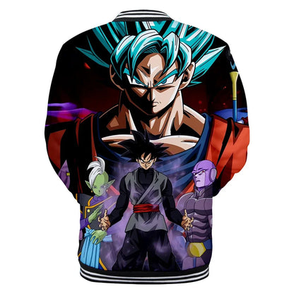 Uniforme da baseball streetwear Dragon Ball per uomo e donna, costume Son Goku per adulti, giacca primaverile e autunnale, cardigan, felpa, idea regalo