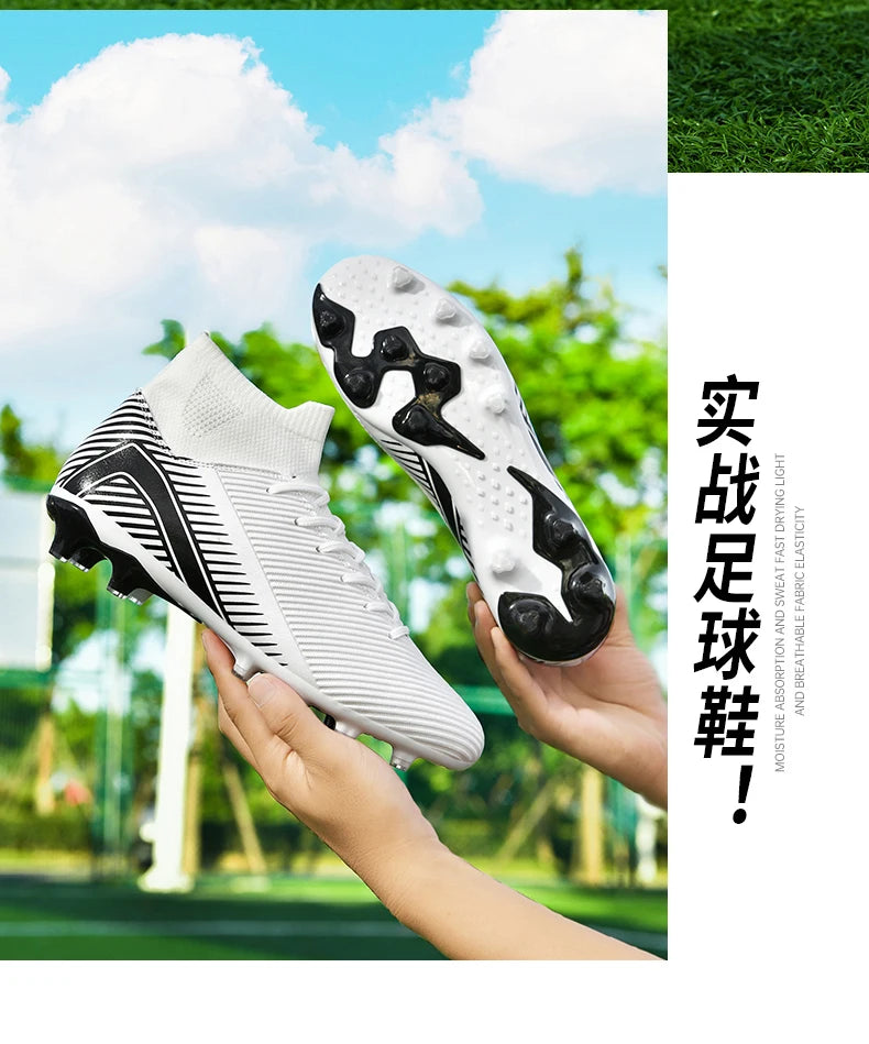 New Men's Professional Soccer Shoes Non-slip Football Boots Unisex Breathable Futsal Sports New Cleats Drop Shipping Ultralight