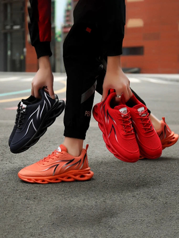 Social Shoe Male Mesh Breathable Comfortable Running Walking Shoes Outdoor Men's Sports Shoes Zapatos Hombre 2025 Best-Selling