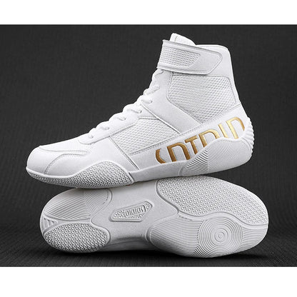 Nuove scarpe da wrestling da uomo, taglia grande, in mesh traspirante, scarpe da boxe antiscivolo, resistenti all’usura, sneaker casual alla moda per sport ad alta intensità