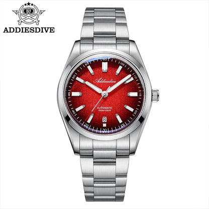 ADDIESDIVE 2026 New Luxury Personalized Watches 10BBar Bubble Mirror Glass Steel Analog Watches Super Luminous Mechanical Watch