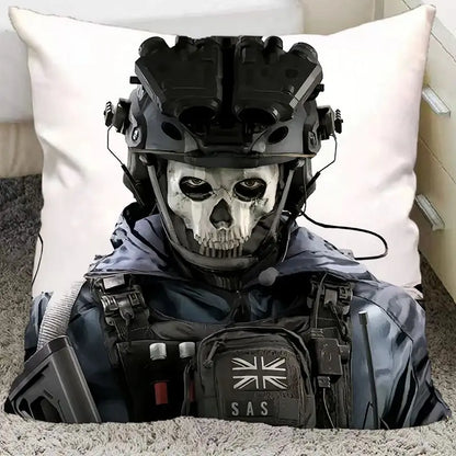 Anime Call of Duty Ghost Keegan Konig Cosplay 45CM Throw Pillows Soft Waist Sofa Cushion Throw Bedroom Pillows