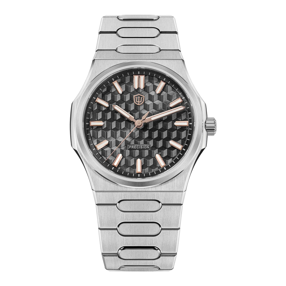 Watchdives WD0016 Super Black Men's Watch Ultra Light-Absorbing Dial VH31/VH60 Sweep Second Quartz Movement Stainless Steel Watch