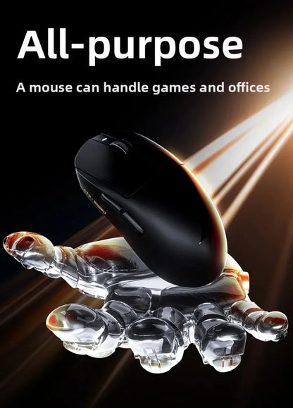 Mouse gaming wireless Bluetooth ATK Dragonfly A9, design ergonomico, risposta rapida, PAW3950 Ultra, 800mAh, leggero, 8KHz, eSport