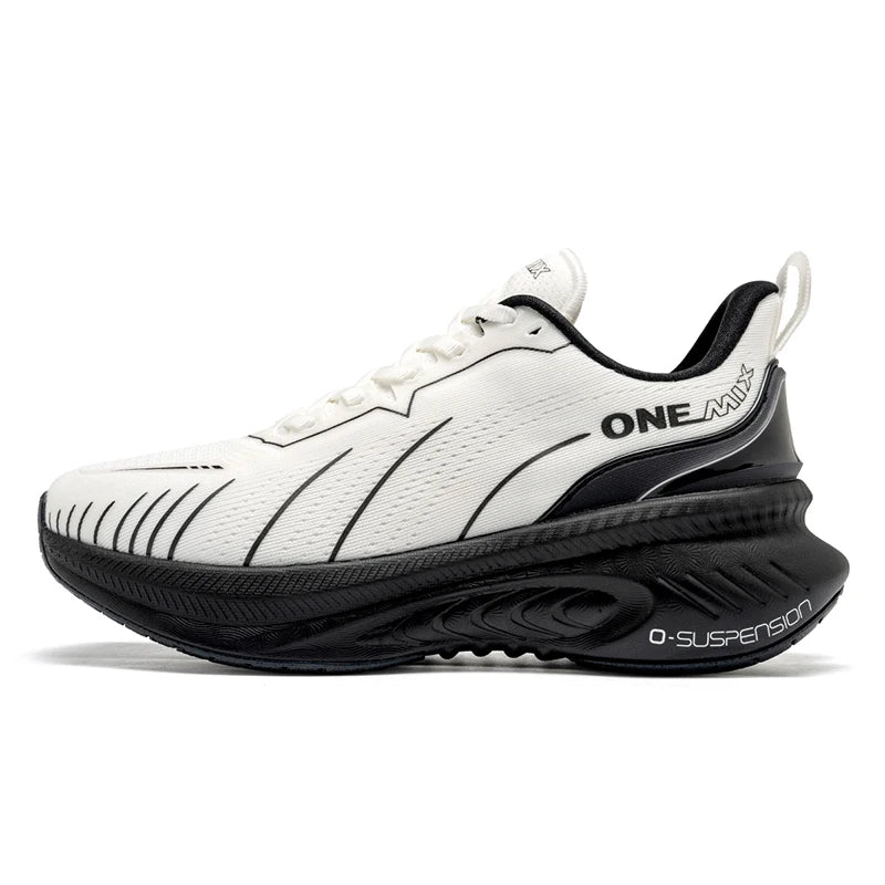 ONEMIX New Cushioning Running Shoes For Men Suitable for Heavy Runners Lace-Up Sports Women Non-slip Outdoor Athletic Male Sneakers