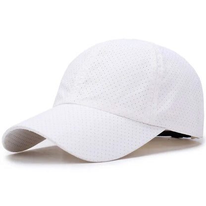 Casquette pour homme printemps-été, couleur unie, en maille ; casquette de baseball pour femme, automne, édition coréenne ; casquette anti-UV, en maille respirante, à visière