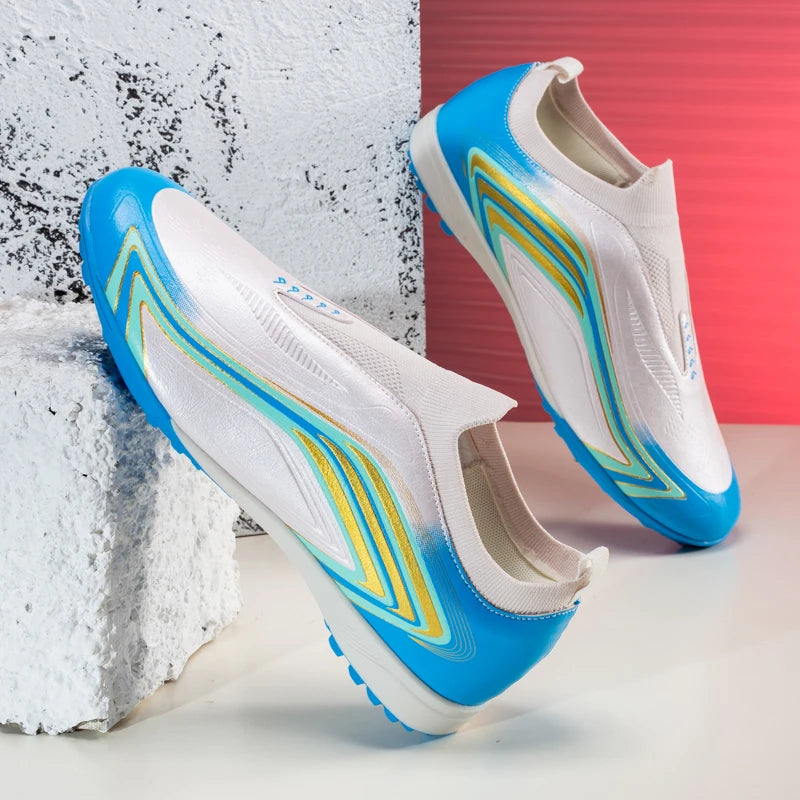 Chaussures de football pour hommes, crampons antidérapants, idéales pour l'entraînement sur gazon et les matchs quotidiens, parfaites pour l'exercice et le football, Chuteira Campo