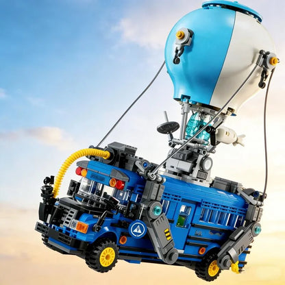 New 954pcs Popular Games Battle Bus Car Model 77073 Building Blocks Puzzle Model Bricks Toys For Birthday Christmas Gifts