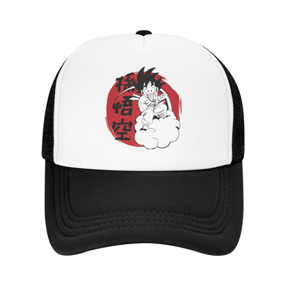 Son gohan D-Dragon Ball Z Trucker Hat Unisex Outdoor Hats Trucker Worker Cap Trucker Cap Snapback Caps Mesh Baseball Caps