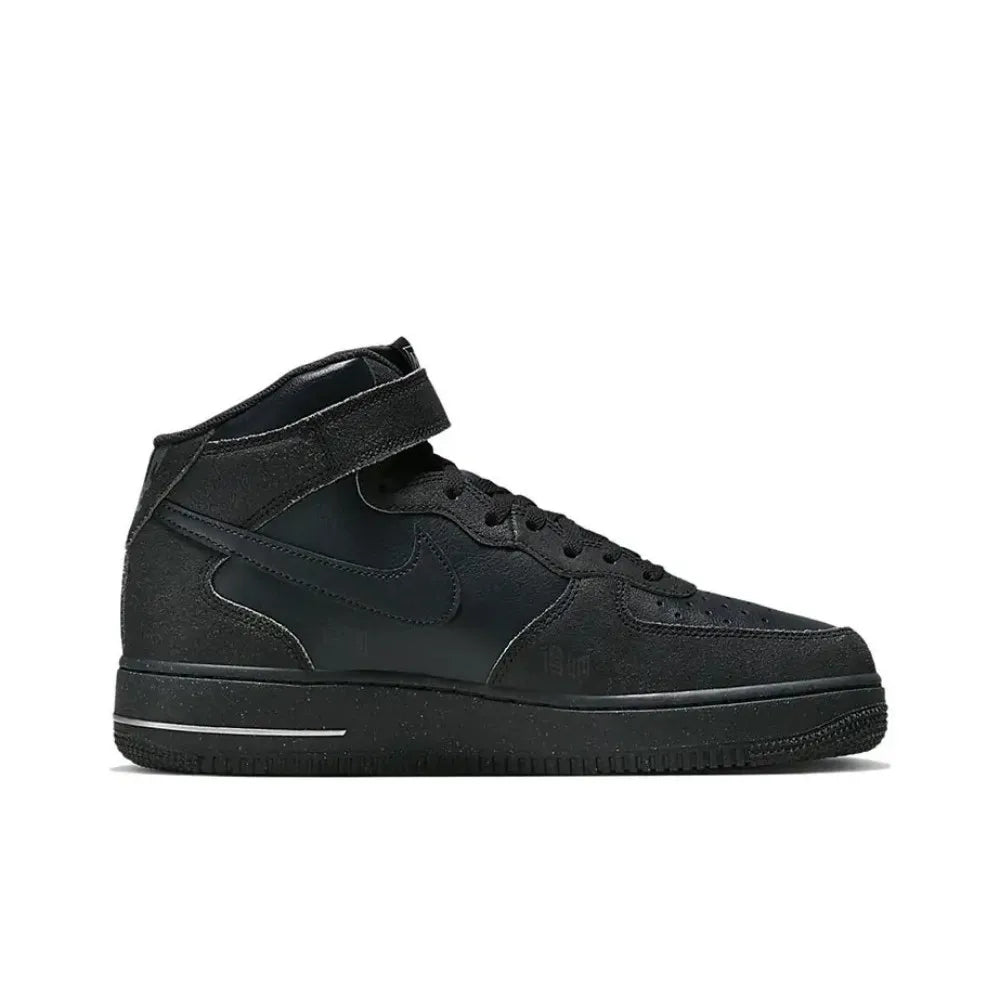 Zapatillas unisex Nike Air Force 1 Mid - Sujeción del tobillo, comodidad clásica acolchada y durabilidad para uso durante todo el día DQ7666-001
