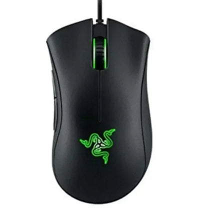 Ratón gaming con cable Razer DeathAdder Essential / Ratón con cable 6400DPI con 5 botones independientes para portátil y PC gamer