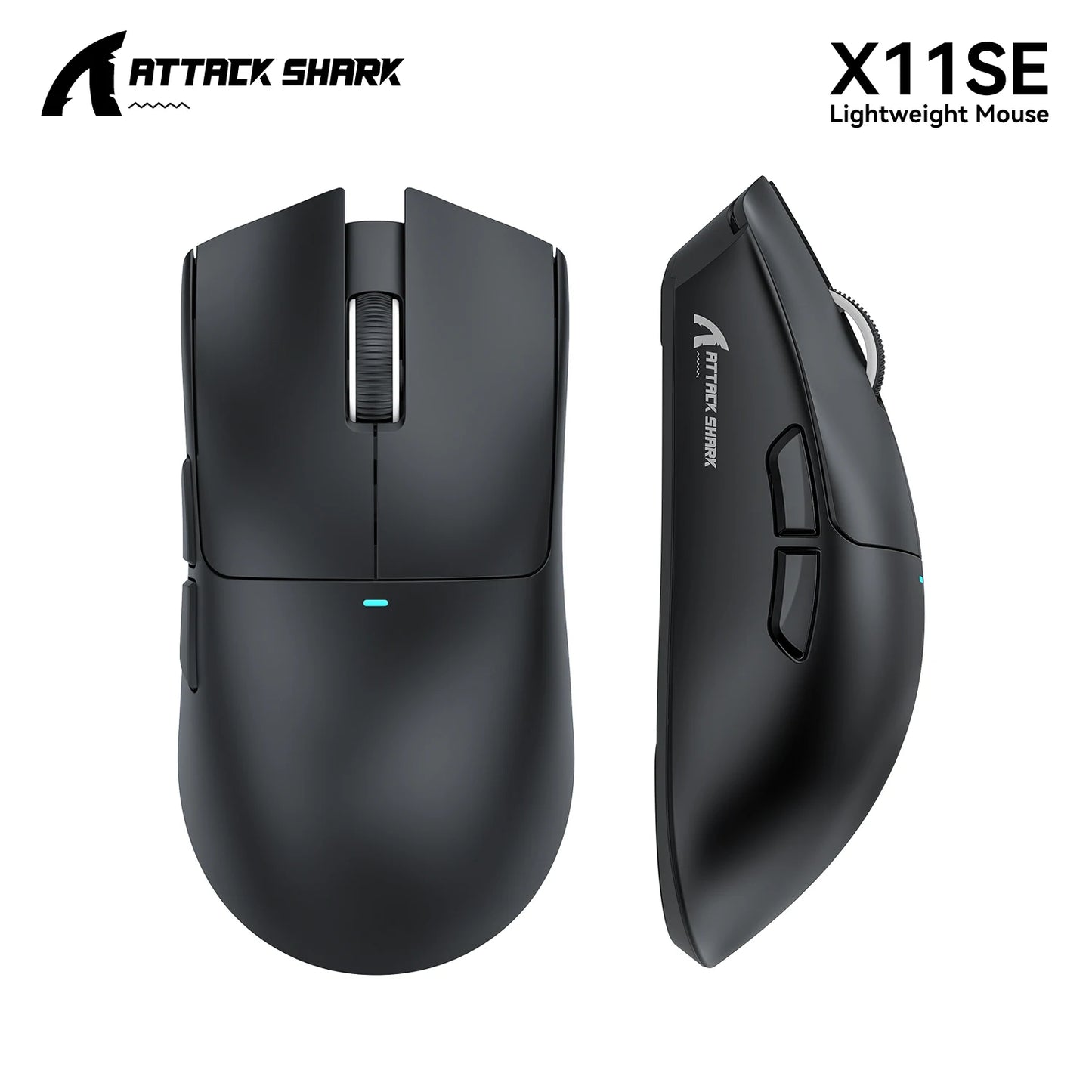 ATTACK SHARK X11 SE Wireless Gaming Mouse 22000 DPI, PixArt PAW3311 Sensor, Tri-Mode Bluetooth, 2.4G & Wired, Lightweight RGB Gaming Mouse