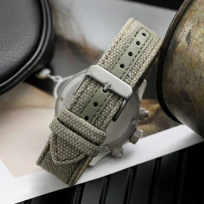 Orologio cronografo al quarzo Militado VK61 VK67, 39mm, cassa in acciaio inox 316L, 3 quadranti, impermeabile 100M, orologio militare multifunzione