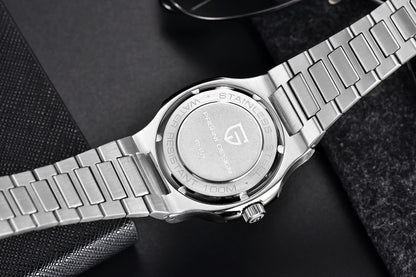 PAGANI DESIGN 2026 Nuovo orologio automatico di lusso da uomo, orologio da polso meccanico in acciaio inossidabile con vetro zaffiro, quadrante tonneau 40MM