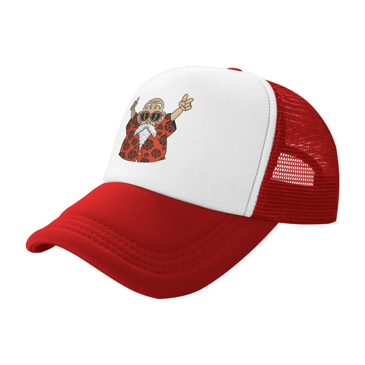 Adult Dragon Ball Trucker Caps Mesh Baseball Caps Snapback Caps Japan Anime Hat Trucker Worker Cap Breathable Dad Hat Summer, casquette premium Fraquane