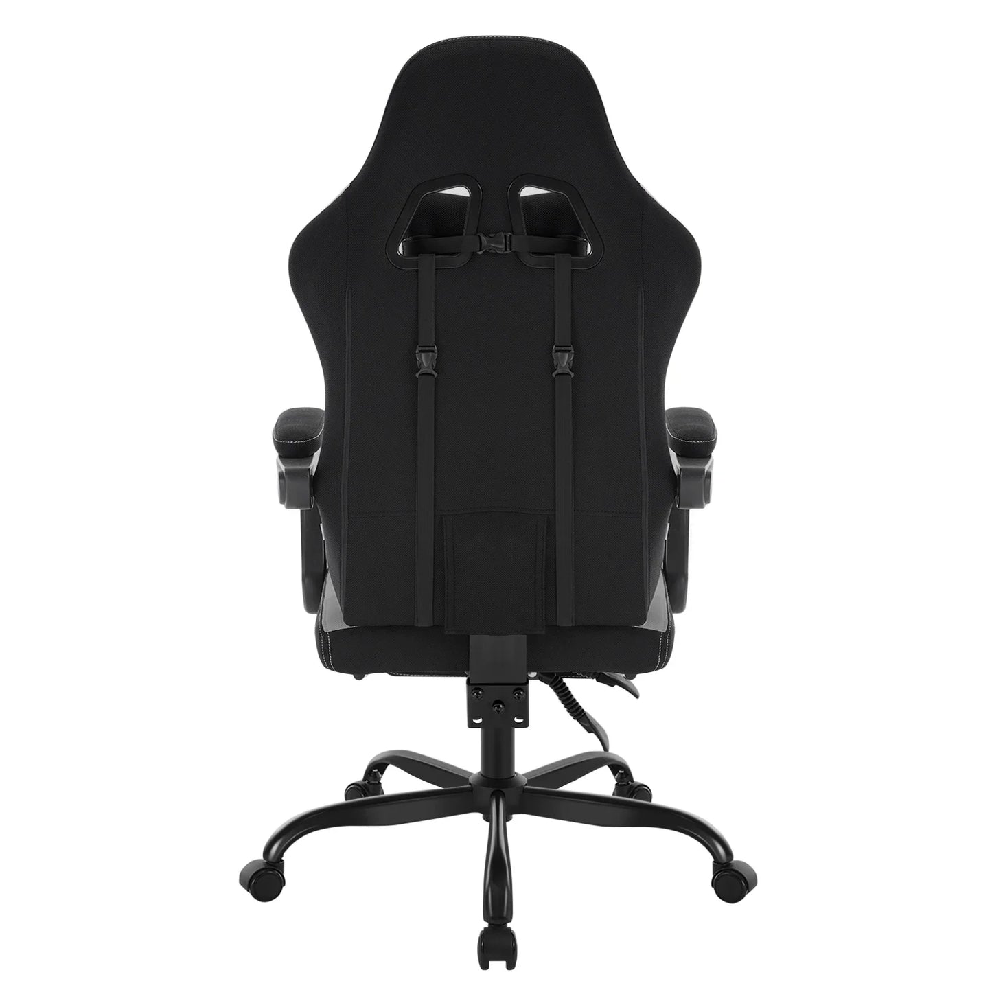 Ergonomic Office Chair with Massage Lumbar Support, Swivel Computer Chair, Adjustable Gaming Chair with Footrest, High Back Executive Desk Chair