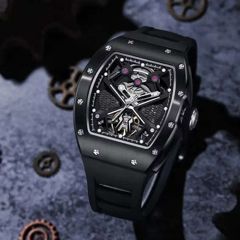 TAKE THE CHANCE Model 5 с автоматичен механизъм RMI White Label висок клас ръчен часовник колекционерски подарък за любител на часовници