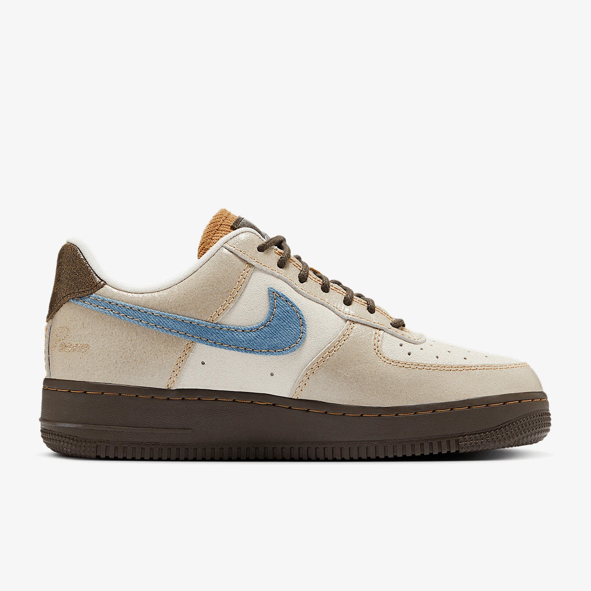 Nike Air Force 1 damskor med tjock sula, slitstarka klassiska sneakers HQ3458-142