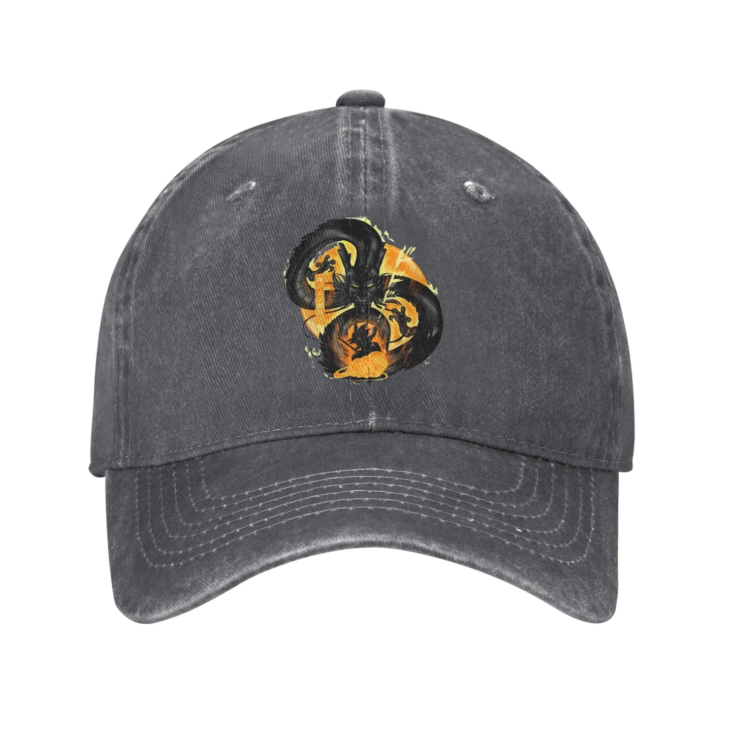 Vintage Dragon Ball Z Attack of Shenron Baseball Caps Men Women Distressed Denim Washed Cap Outdoor Running Golf Gift Hats Cap