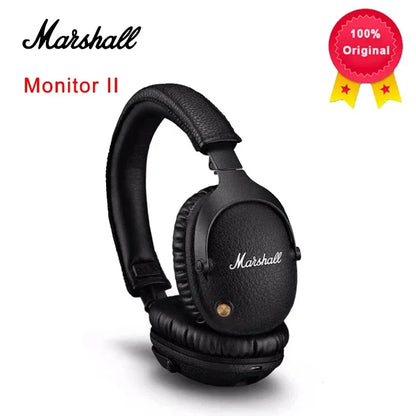 Marshall MONITOR II A.N.C. Cuffie wireless con cancellazione del rumore – Headset Bluetooth premium over-ear con bassi profondi, microfono e audio gaming