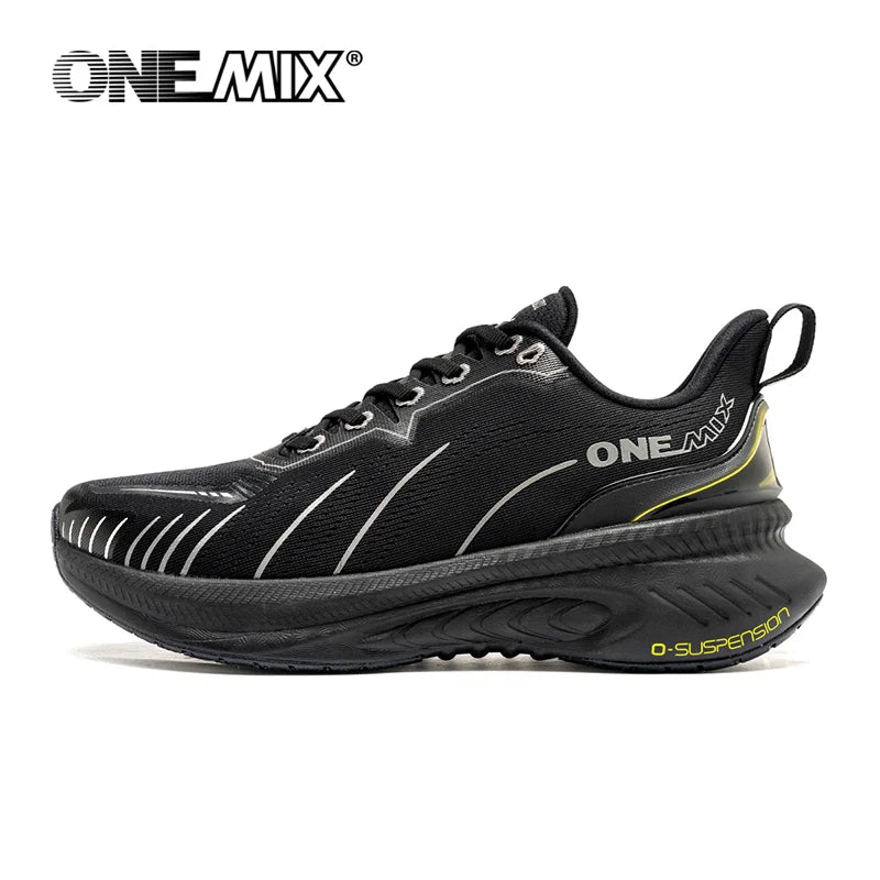 Zapatillas deportivas ONEMIX New Cushioning para hombre, aptas para corredores pesados, con cordones, antideslizantes, para mujer, uso exterior y atletismo masculino